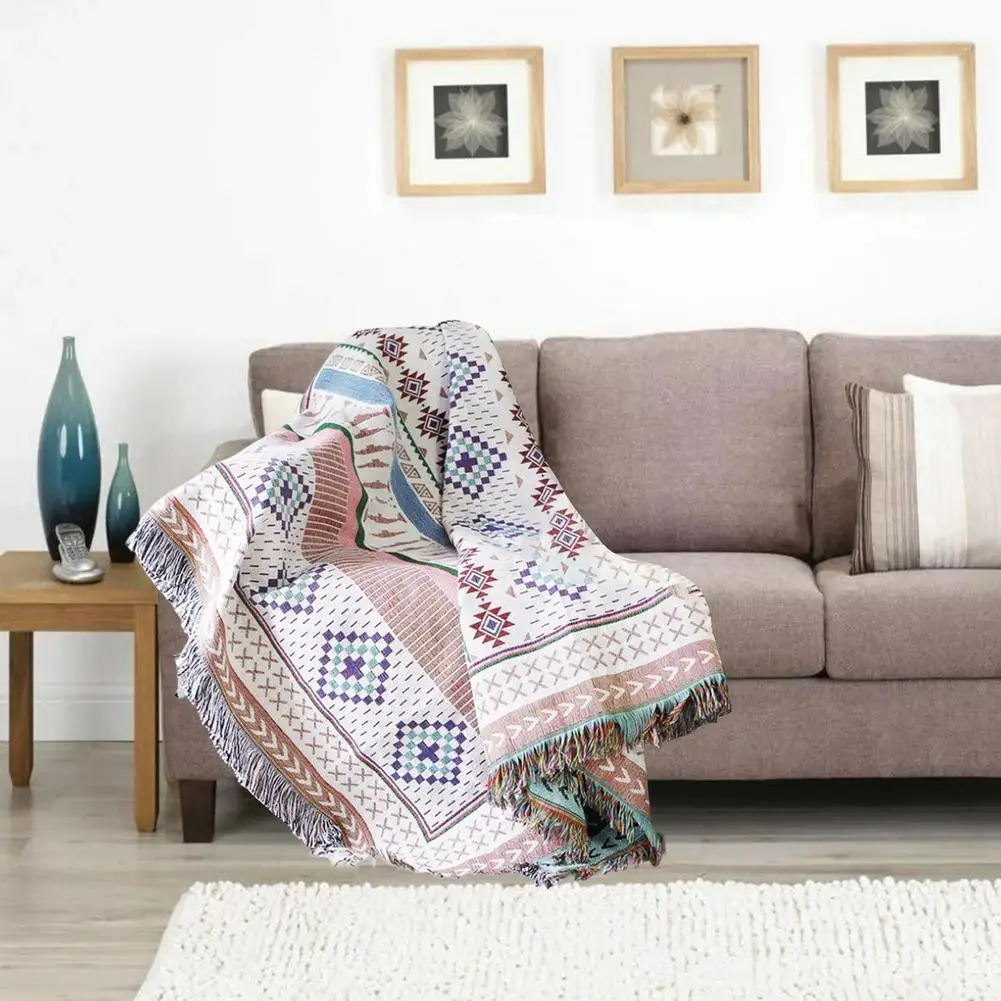 Decorative Sofa Blankets, Boho Sofa Cover Blanket