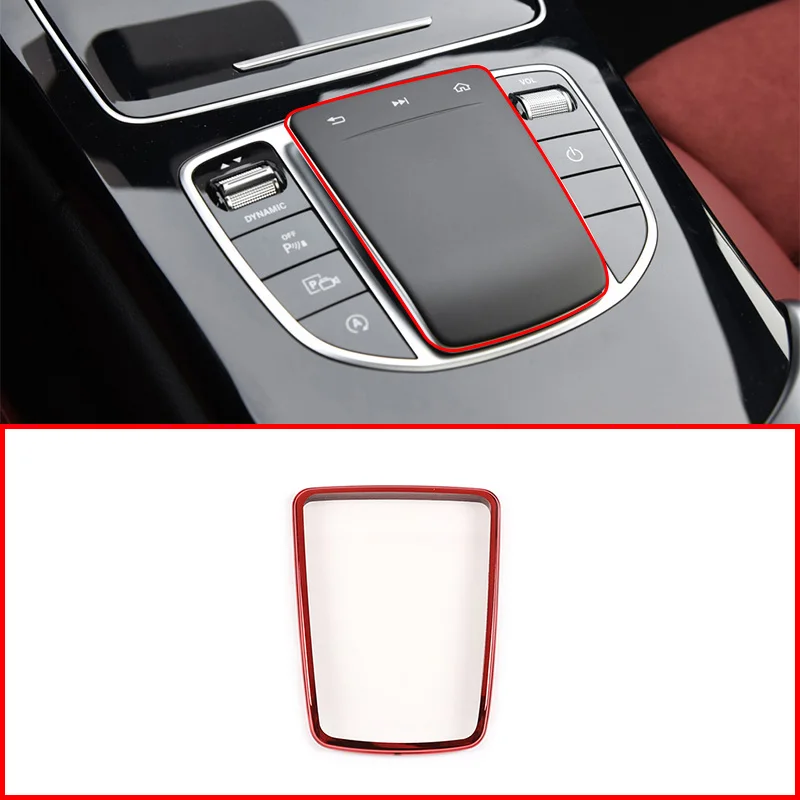 

For Mercedes Benz C E GLC GLS S Class W205 W213 X253 X167 W222 2018-2020 Car TPU Center Control Mouse Protector Cover Trim