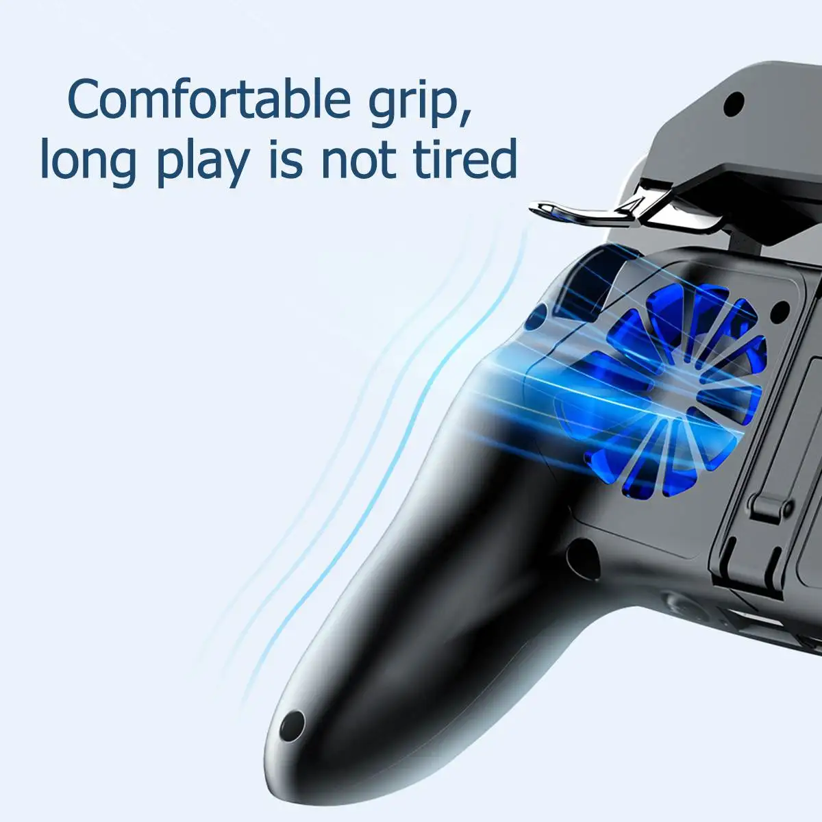  All-in-One Mobile Game Controller Gamepad For PUBG Double Cooling Fan 5000mAh H10 Shooter Joystick 