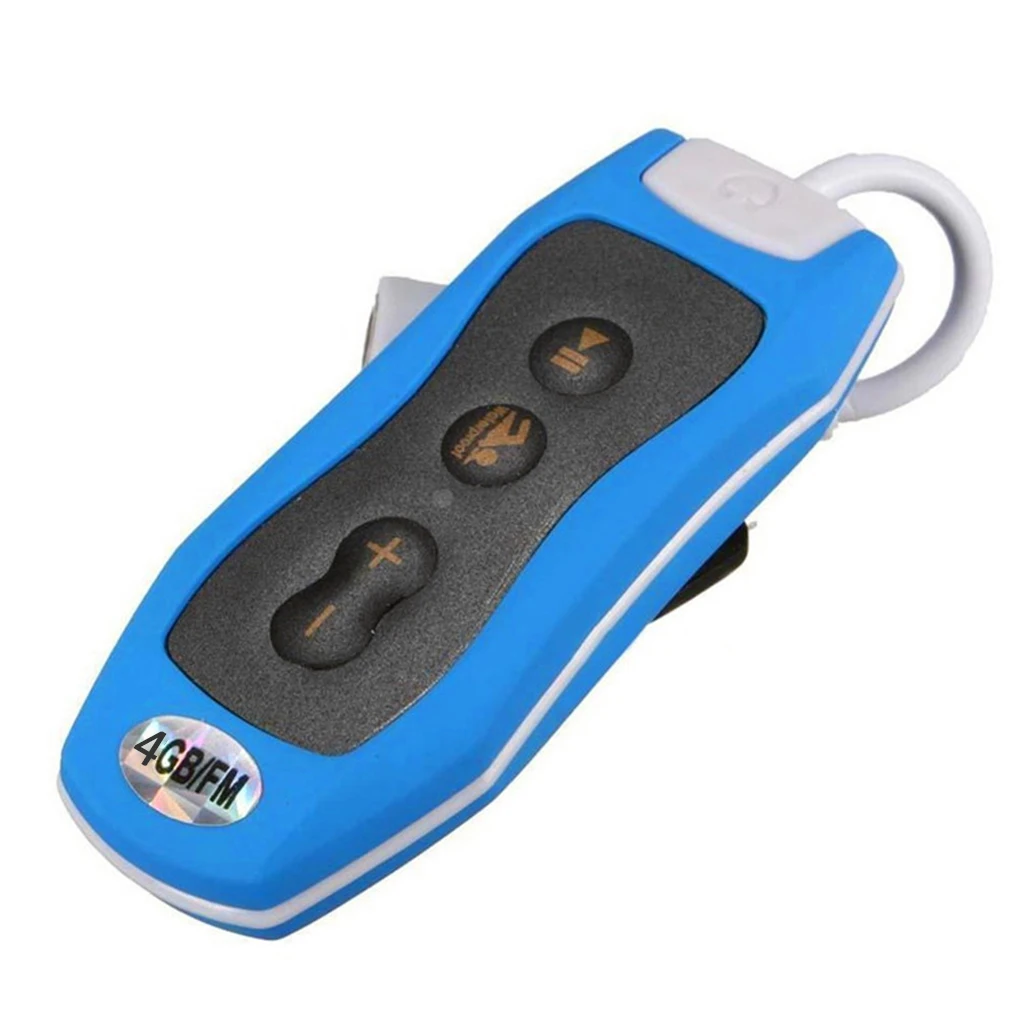 blue IMice Mini IPX8 водонепроницаемый MP3 музыкальный плеер fm-радио 4G/8G клип дизайн Спорт Бег Плавание Дайвинг музыкальный плеер - Цвет: blue