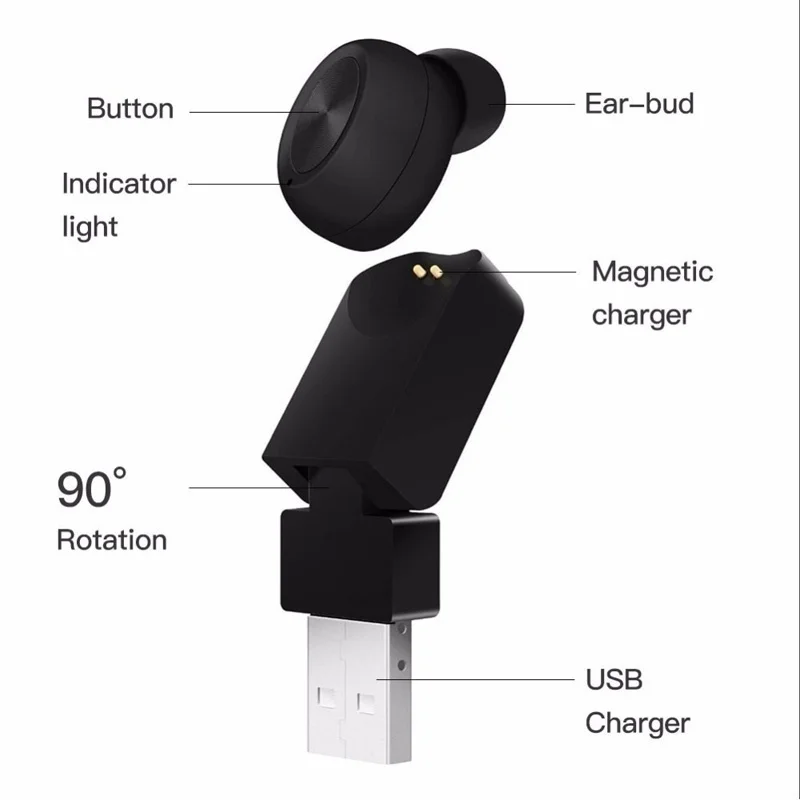 Мини беспроводные Bluetooth наушники Музыкальная гарнитура наушники-вкладыши USB наушники скрытый Невидимый для телефона JBBL