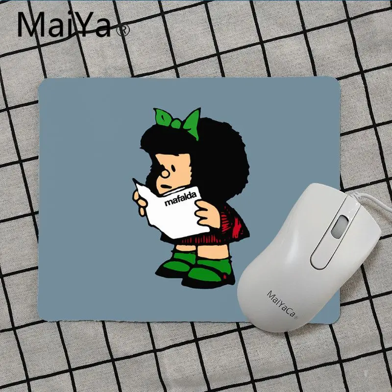 Maiya, высокое качество, Mafalda, для девочек, сделай сам, дизайн, игровой с узором, коврик для мыши,,, игровой коврик для мыши