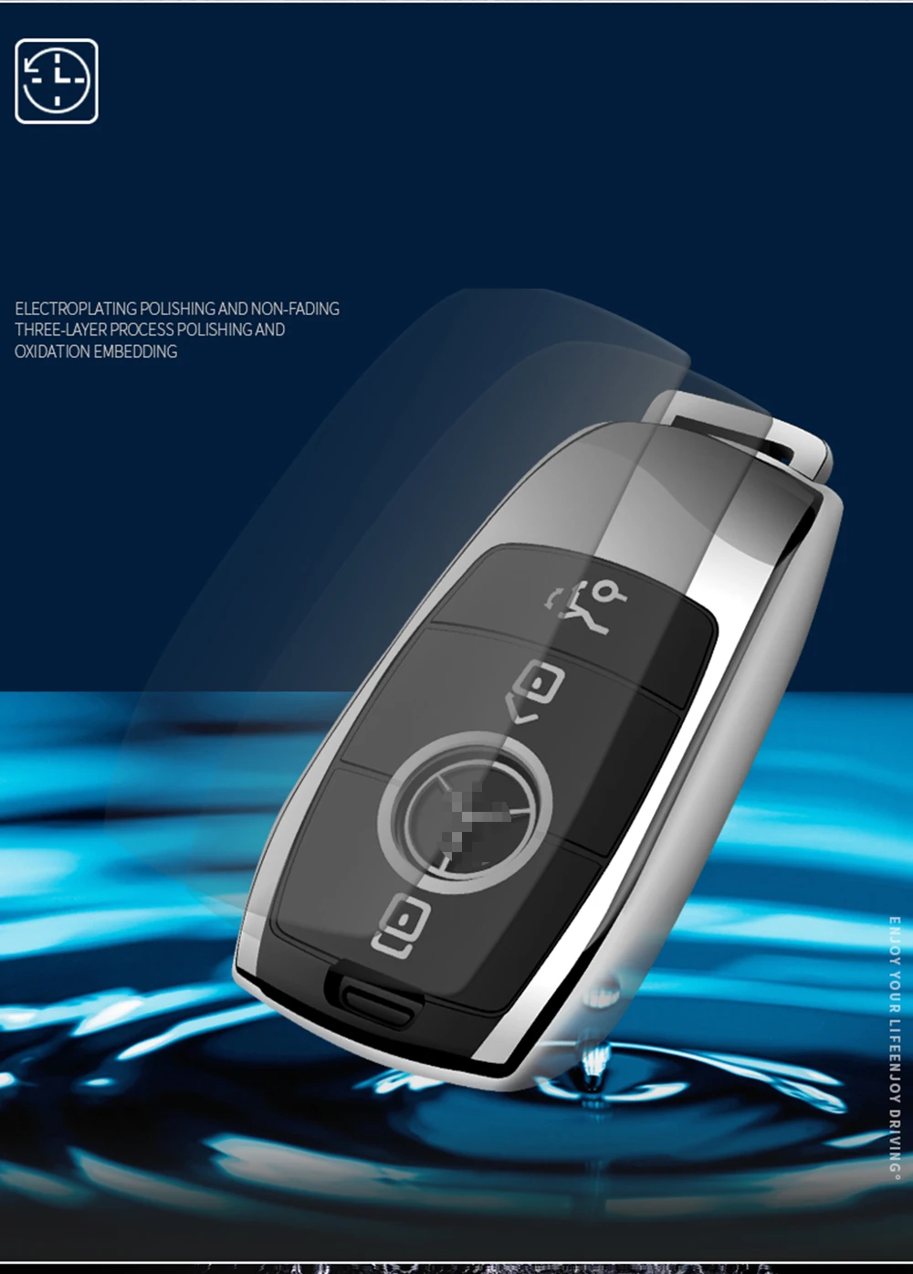 Высокое качество PC+ ТПУ чехол для ключей защитный чехол для Mercedes Benz E series E200 E200L E300L S320L S350L