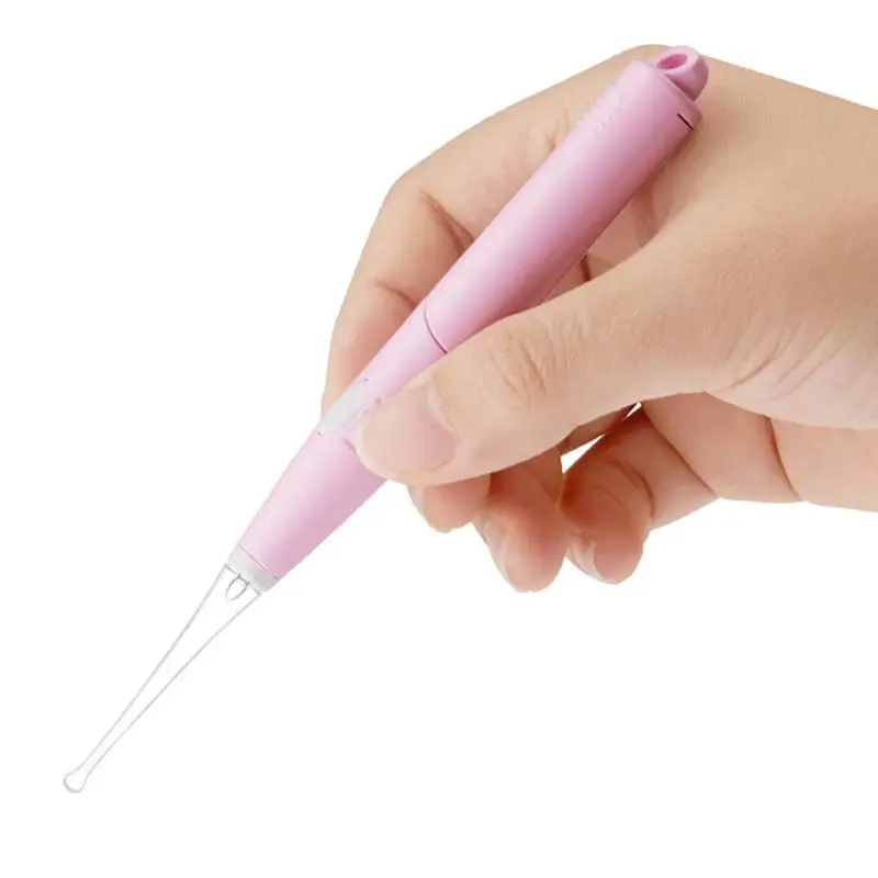 ROSENICE1Pc очиститель для ушей, светящийся на батарейках, практичный инструмент для чистки ушей, пинцет для малышей