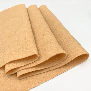 Soft Felt Fabric Sheets - Light Brown 6