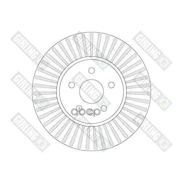 Диск Тормозной Opel Mokka 12- Передний D300мм. 6066291 Girling арт. 6066291