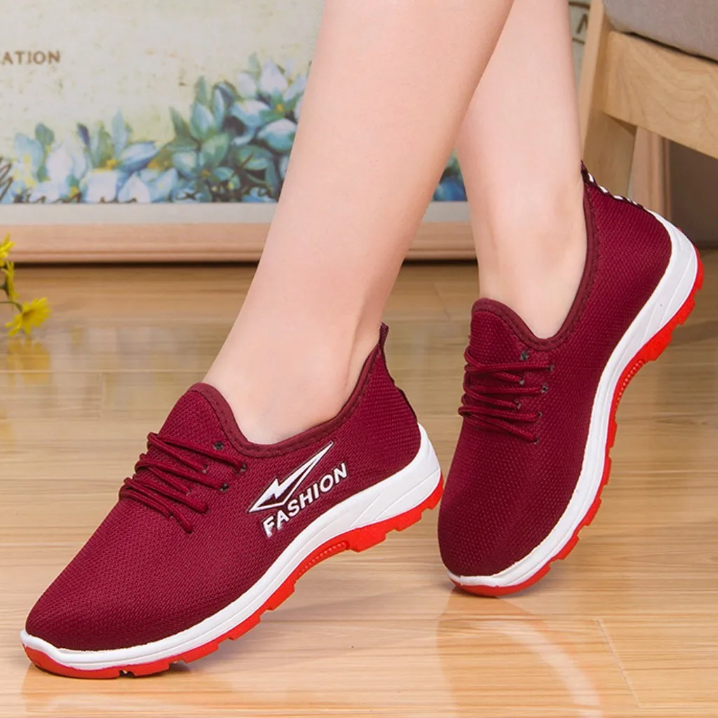 Zapatillas mujer Женские кроссовки Слипоны Дышащая женская обувь Беговые Прогулки