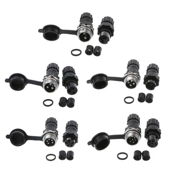 

GX16 Waterproof Aviation Connector Plug Socket Sensor Encoder 2/3/4/5/6 Pin New