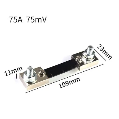 75A 75MV 1 шт. FL-2 10/15/20/30/40/5060/75/100/150/200/250/300/400A 75MV DC Токовый Шунт резисторная панель для цифровой амперметр измерительный прибор класс омметра 0 Токовый Шунт резистор - Цвет: 75A 75MV