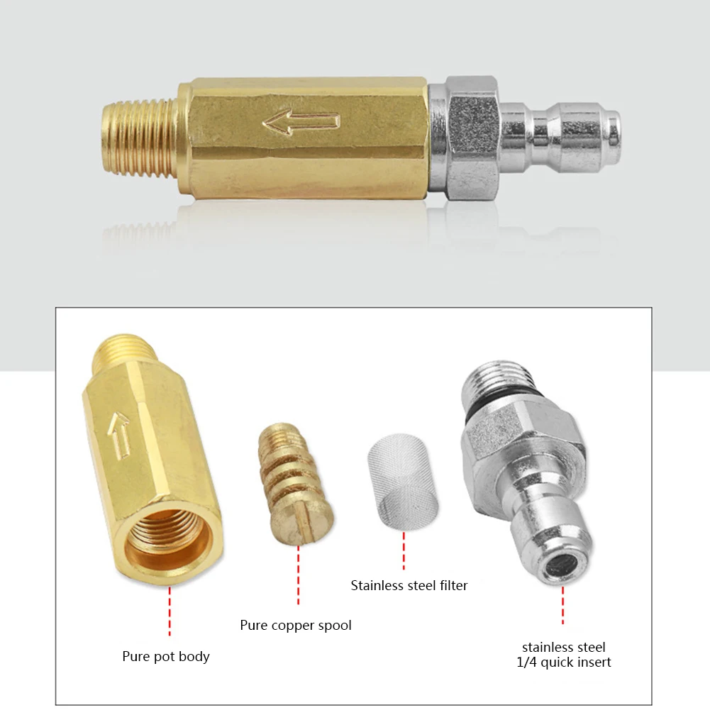 1/4 прочная насадка для мойки под давлением дома и сада из нержавеющей стали