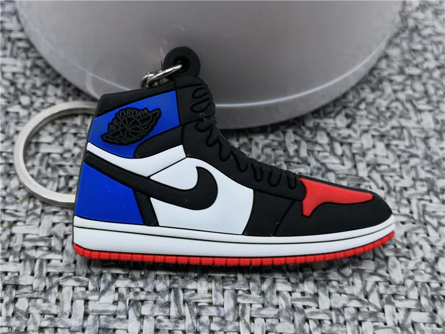 Симпатичный мини Jordan 1 обуви брелок Для мужчин Для женщин малыш Jordan брелок в подарок Air Ретро баскетбольные брелок-кроссовок для ключей ключ держатель Porte Clef