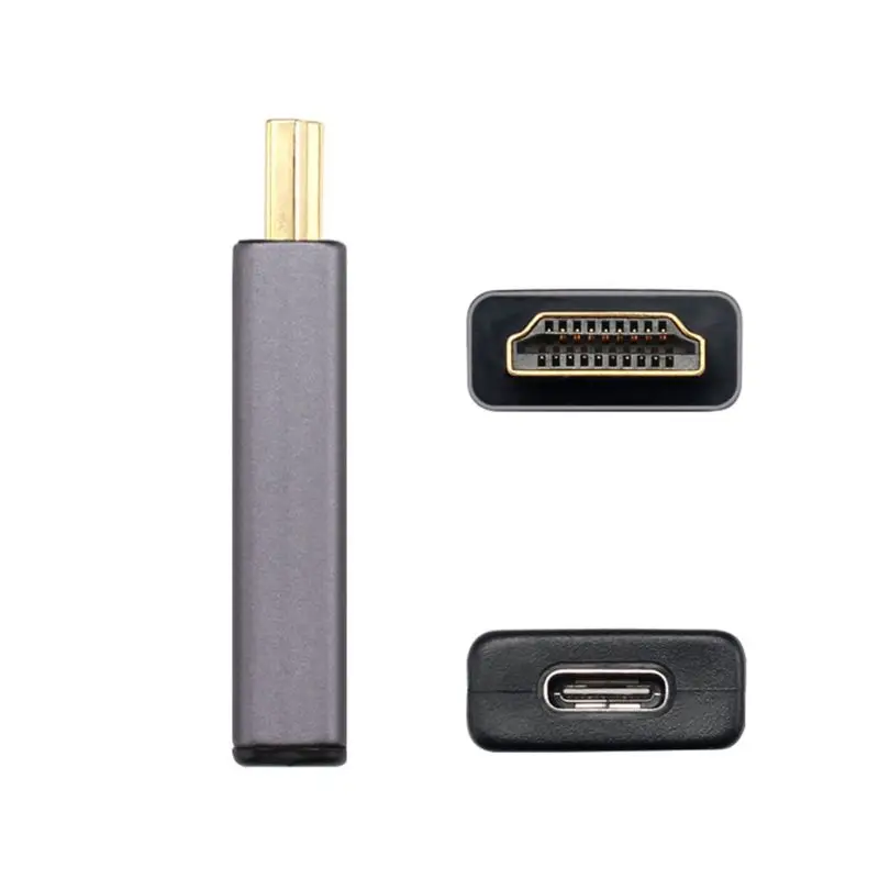  Usb Tipo-C Femmina a HD-MI Maschio Adattatore di Interfaccia 4K X 2K Audio Video Converter E65A