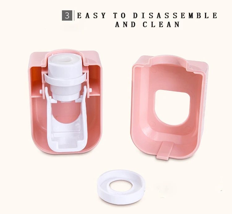 B2OCLED автоматический диспенсер для зубной пасты для ванной, поставки без ударов, простой цвет, пластиковая зубная паста, соковыжималка для мытья зубов