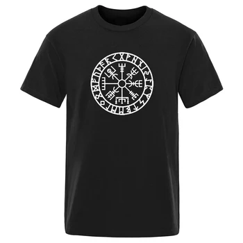 

Vikings Vintage Print tshirts 2020 New summer Hip Hop Fashion t shirt crew neck solid color Funny Men streetwear Leisure t-shirt