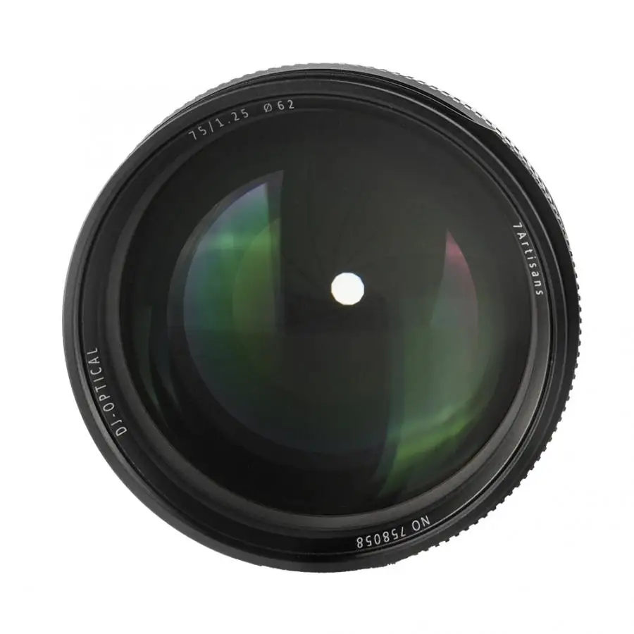 7 ремесленников 75 мм F1.25 ручной фокус объектив для Leica M-Mount Камеры len аксессуары