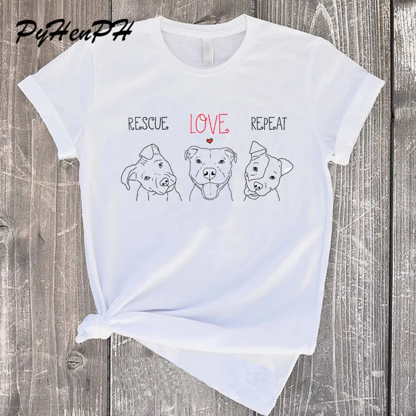 Harajuku Resuce Love Repeat дизайнерская футболка женская забавная собака короткий рукав Летняя стильная футболка женская Винтажная футболка Женские топы - Цвет: c13