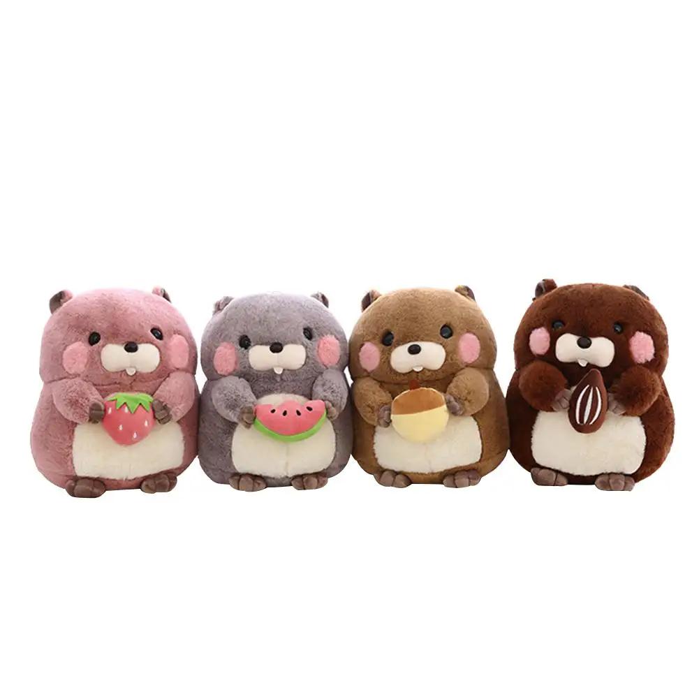 Cute Plush Groundhog Toys Soft Stuffed Woodchuck Doll Gifts for Adults& Children
