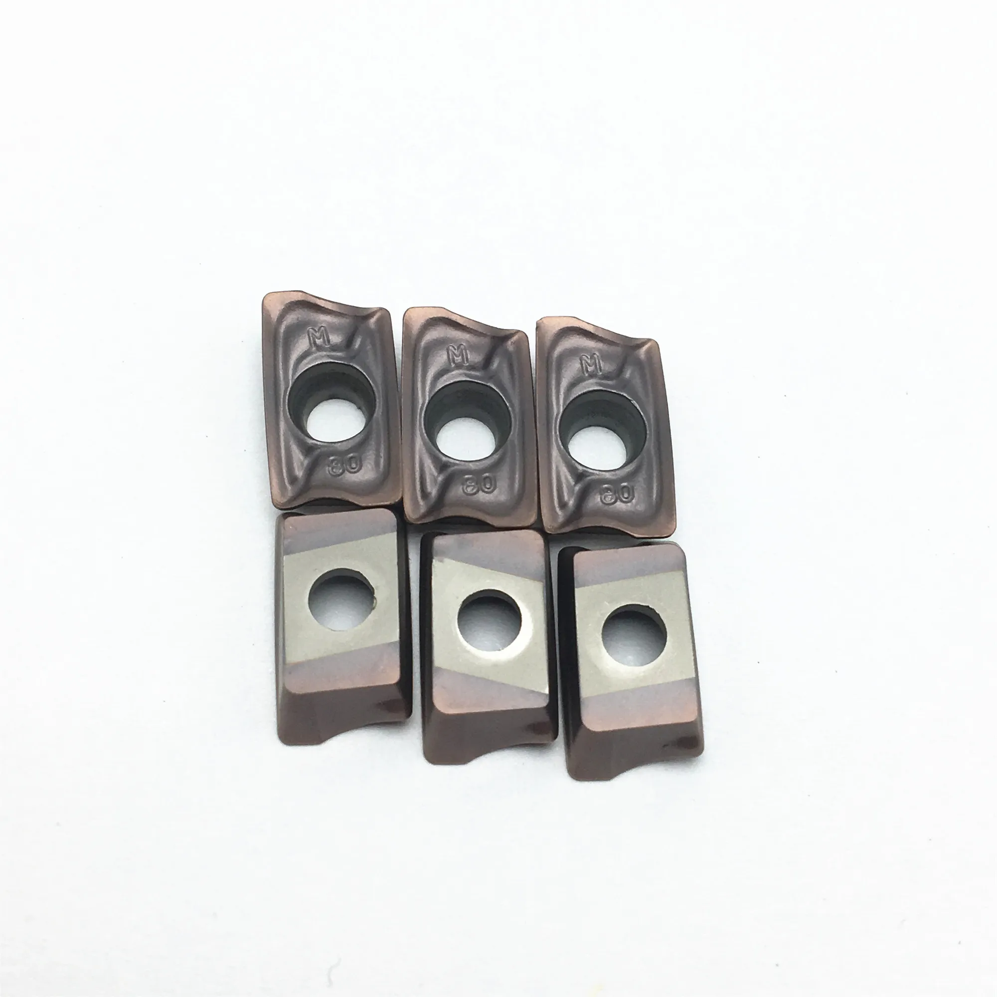 100PCS Free Shipping AOMT123608 PEER M VP15TF Carbide Lathe Tool AOMT123608 CNC Machine Tool Parts Milling Lathe Tool