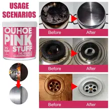

30/100g Multifunctional Household Cleaning Cream Remove Grease Decontamination All-Purpose Cleaner Kitchen Deep Fast Detergent