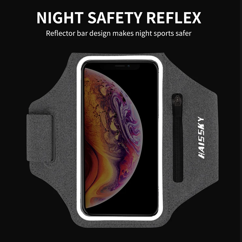 Phone Armband 6.9 inch Sport Armbands Case For iPhone 13 12 11 Pro Max X XR Xs Max For Samsung S21 Note 20 Ultra Gym Running Phone Case Holder
