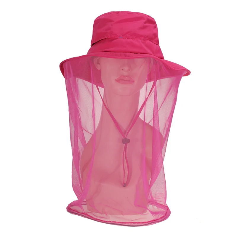 Новинка, модная мужская сетчатая шляпа, солнцезащитные шапки Gorro Pescador, сетчатые повседневные однотонные кепки унисекс, Cappello Pescatore - Цвет: rose red