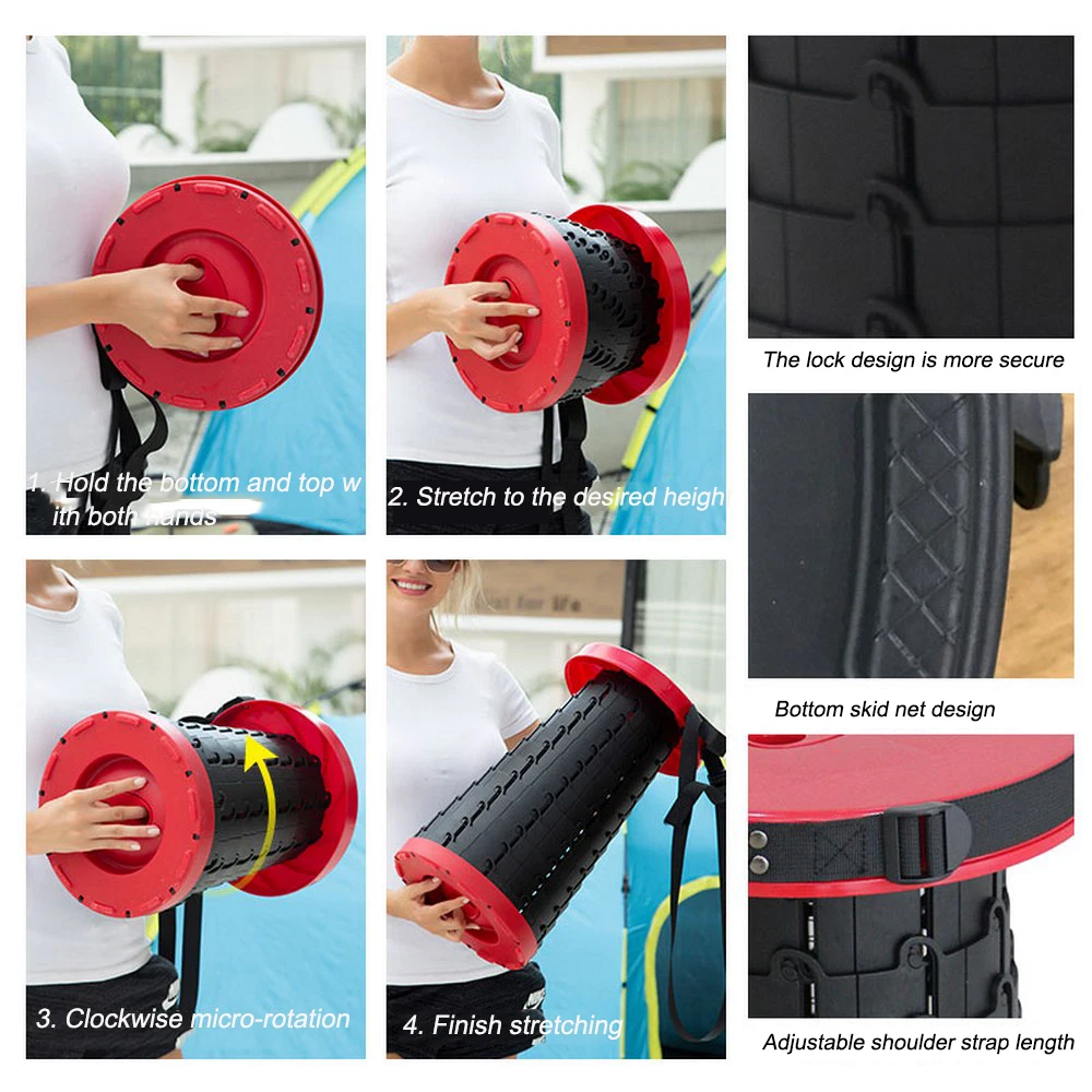 Adjustable Telescopic Portable Stool 5