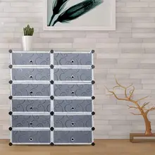 Black 12 Cube Plastic Shoe Cabinet DIY Shoe Rack Storage Shoes Organizers Cabinet Embossing Doors C05 Black 12 Cube Plastic Shoe Cabinet DIY Shoe Rack Storage Shoes Organizers Cabinet Embossing Doors C05