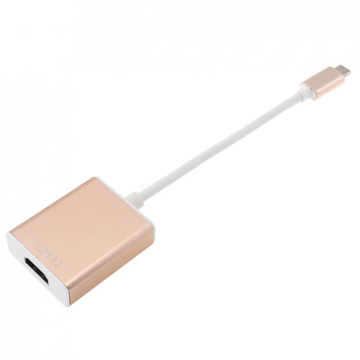 Серебристый Портативный адаптер TypeC к HDMI Поддержка ноутбуков с поддержкой TypeC к устройствам с поддержкой HDMI и зарядка для ноутбуков