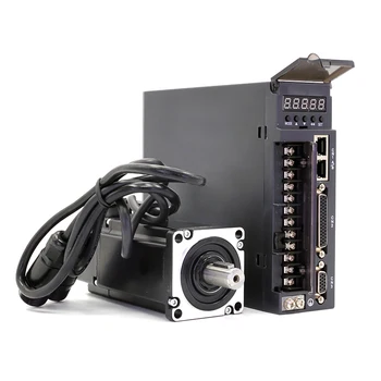 

90ST-M04025 1KW 220V AC servo motor driver kit 2500rpm 4N.m match driver AASD-15A 90ST servo motor