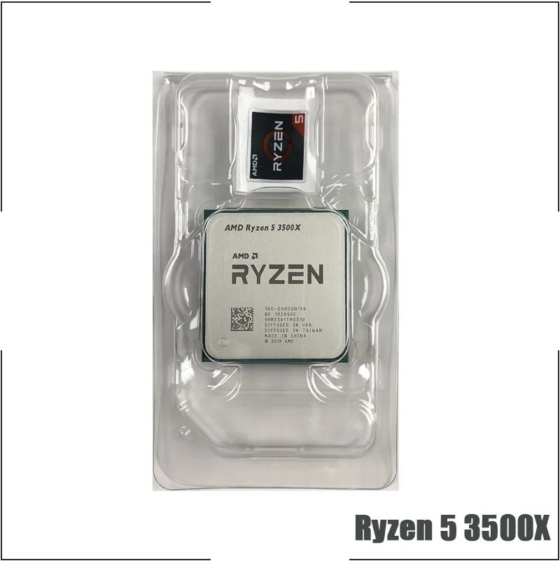 Процессор AMD Ryzen 5 3500X R5 3500X3,6 GHz шестиядерный процессор 7NM 65W L3 = 32M 100-000000158 Socket AM4 и есть вентилятор