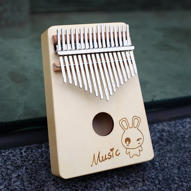 KERUS Instrumen Kalimba 17 клавиш из красного дерева портативный мбира палец пианино подарки для детей и фортепиано начинающих профессиональный