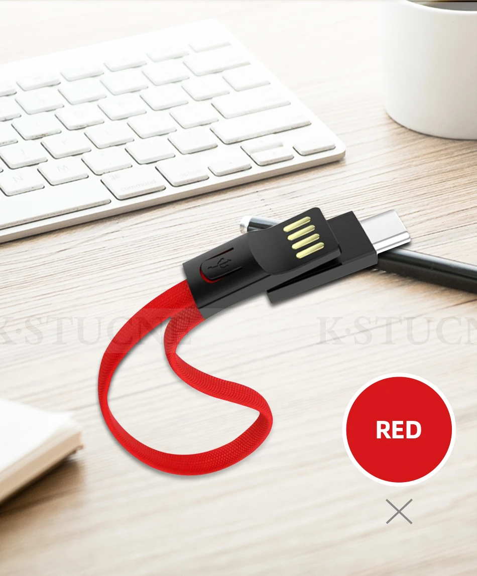 Usb type C кабель передачи данных для быстрой зарядки для samsung S10 huawei P30 Pro usb зарядный портативный кабель для Xiaomi Redmi Note 8 Pro