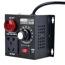 4000W Variabler Spannung Controller SCR Elektronische Spannungs Regler Motor Fan Speed Controller Dimmer EU Stecker AC 220V