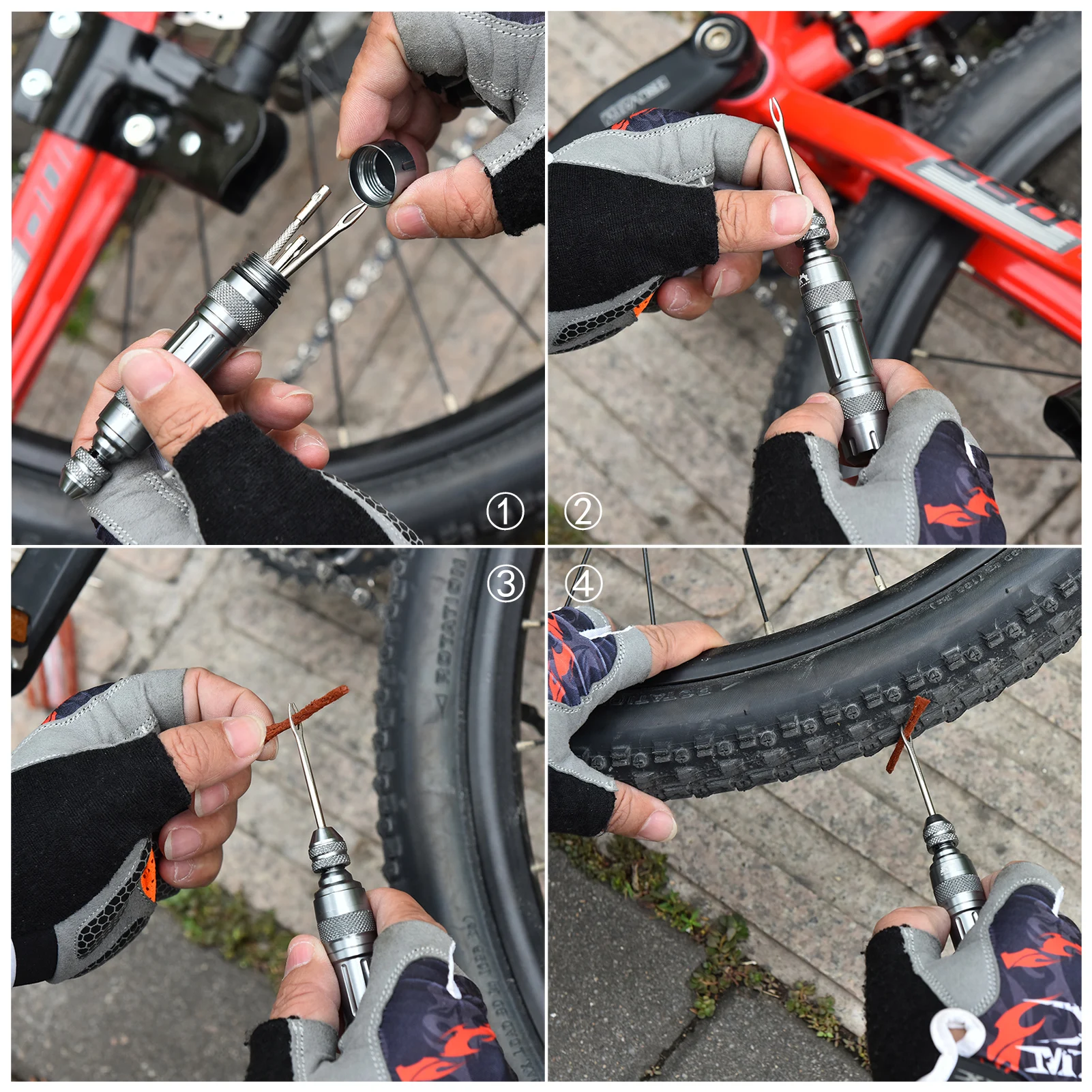 Рисунок 5 - Комплект для ремонта велосипедных бескамерных шин