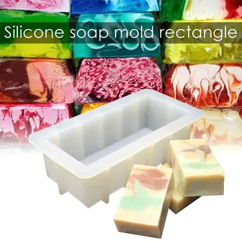

Soap Molds for Soap Making 6 Cavity Plain Basic Rectangle Silicone Mould For Homemade Craft Soap Mold