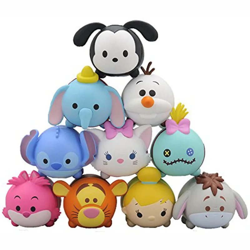 Disney TSUM Kawaii Stitch Dumbo Olaf фигурка игрушки милое украшение комнаты подарки для детей
