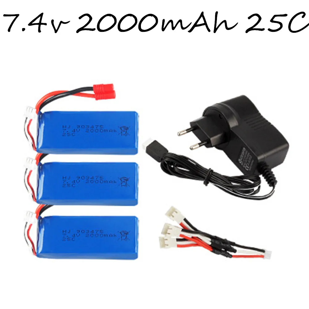 Hobby Hub 7 4 в 2000 мАч 12428 литий-полимерный аккумулятор для Syma X8C X8W X8G RC Aircraft 2s В 903475 |