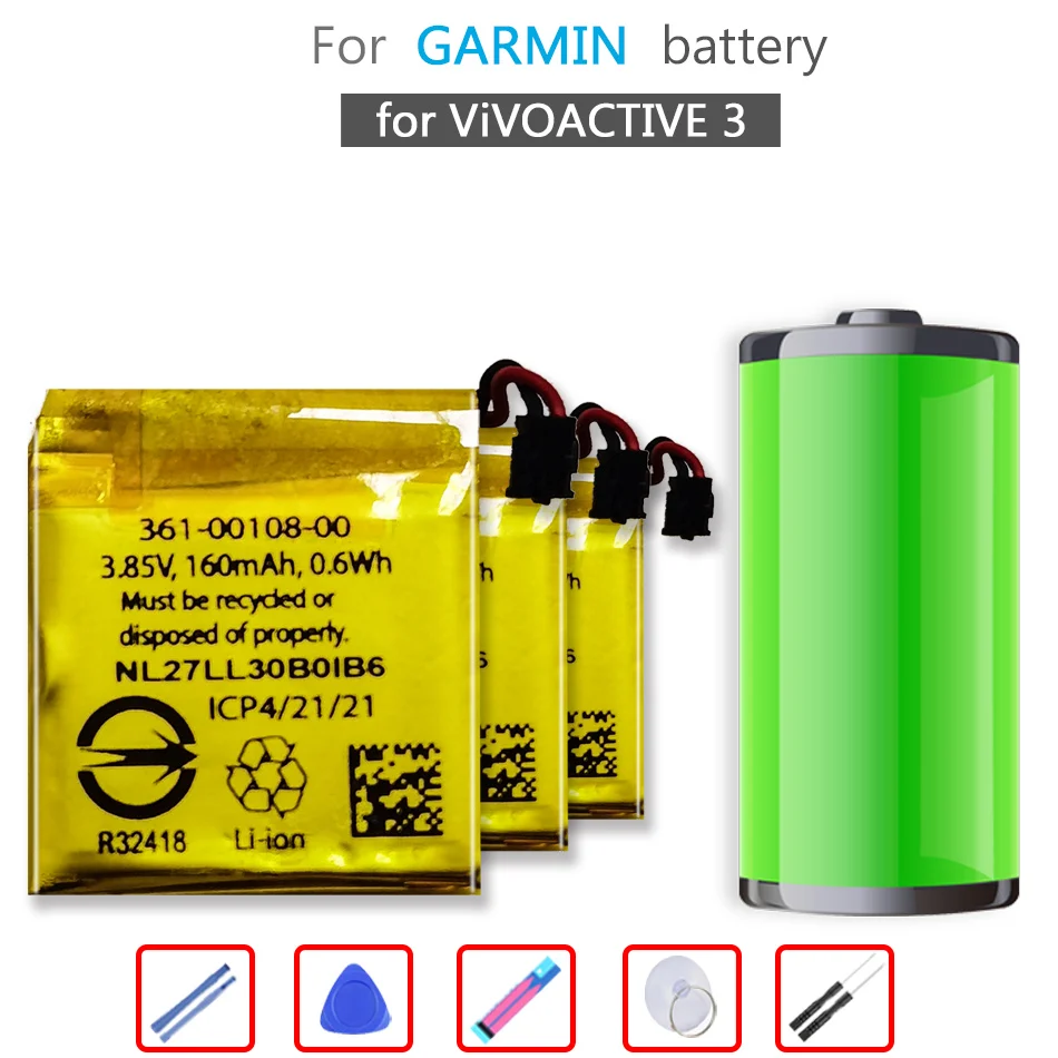 Garmin vivoactive 3 battery Clearance