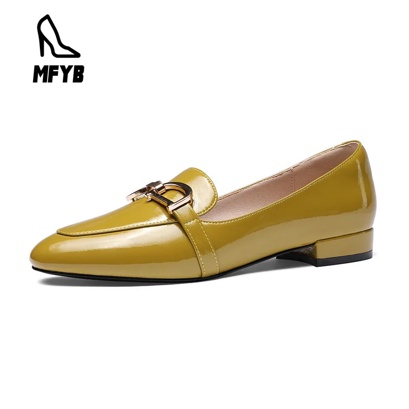 

MFYBWomen's single shoes spring 2020 new comfortable low-heeled women's shoes large size 35-43 shallow mouth casual single shoes