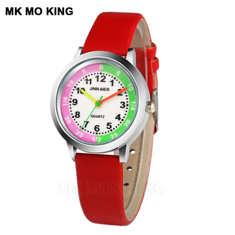 Роскошные милые цифровые цветные спортивные часы с мультяшным рисунком для