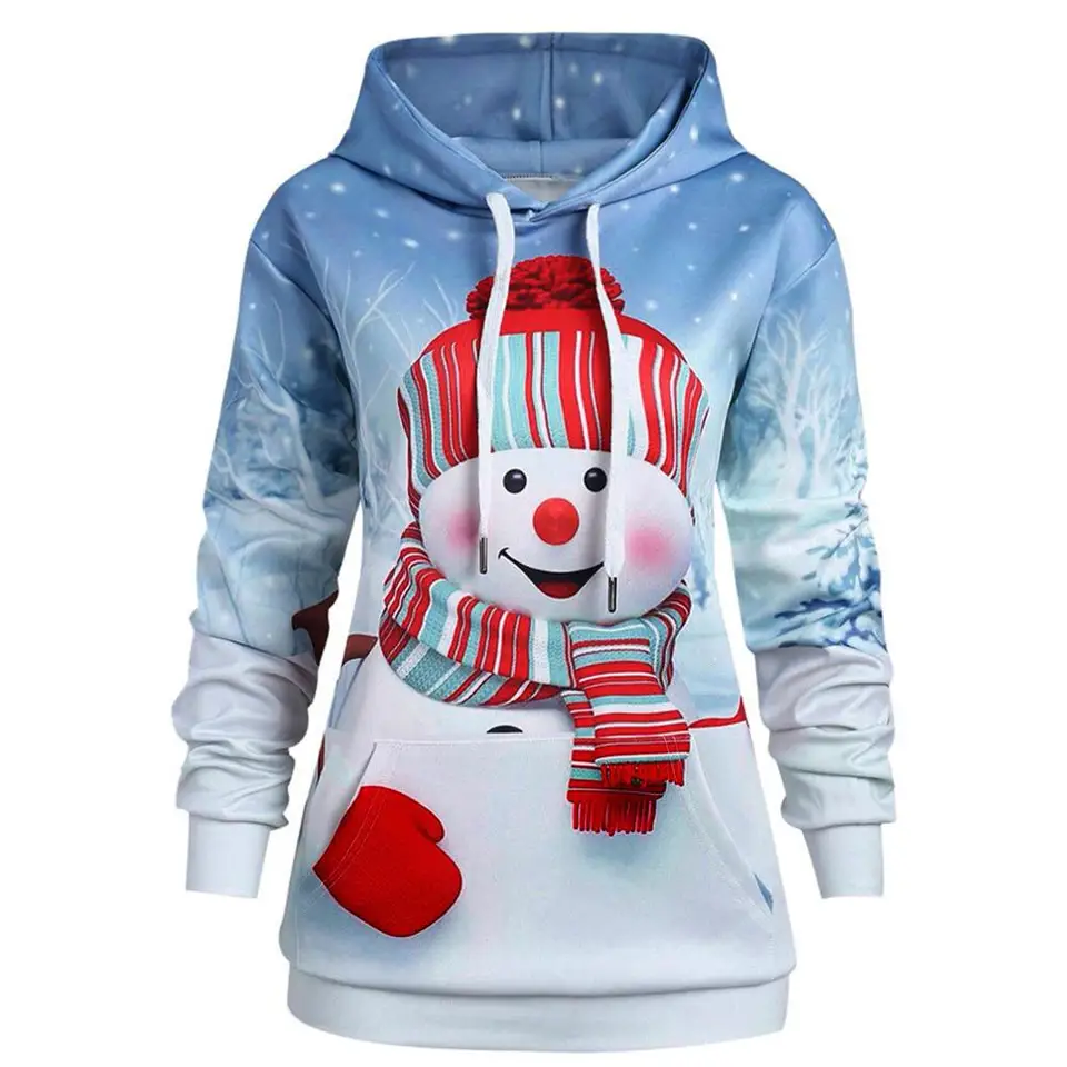 snowman hoodie