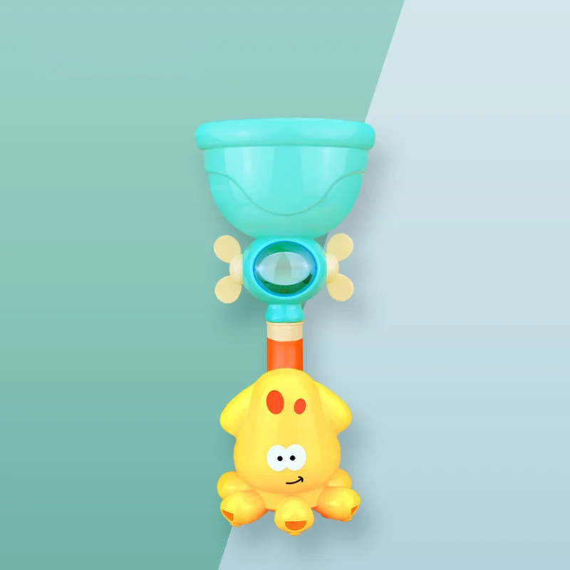 QWZ Bath Toys Pipeline Water Spray Shower Game Elephant Bath Baby Toy for Children Swimming Bathroom Bathing Shower Kids Toy 13