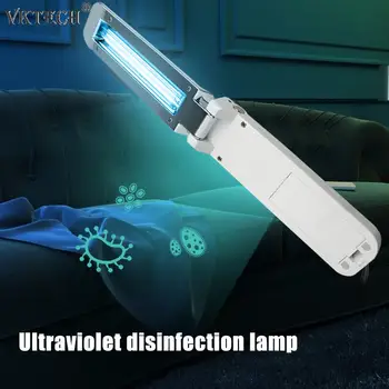 

Portable UV Germicidal Lamp LED UV Sterilizer Lamp Handheld Folding Sterilizing Disinfection Light Bactericidal Ultraviolet Lamp