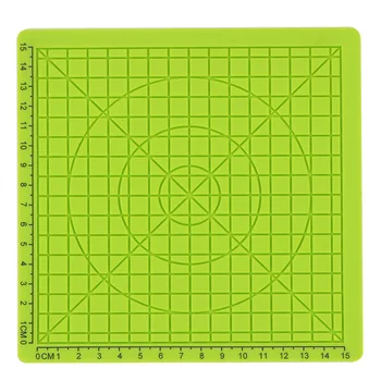 

Tools Kids Drawing Board Template Educational Green 3D Pen Accessory With 2 Finger Caps Silicone Mat Children