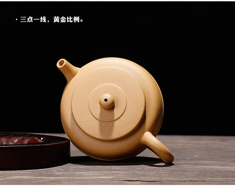 Rain Sand Yixing Tea Pot Raw Ore Segment Mud-Abdomen Yixing Clay Teapot Manufacturers Wholesale Manufacturers Support a Generati