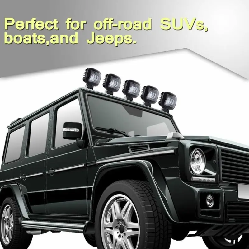 Черный Автомобильный светодиодный фонарь DC10~ 48V 24 шт* 3W интенсивный светодиодный авиационный алюминиевый корпус 10800LM 6000K автомобильные аксессуары