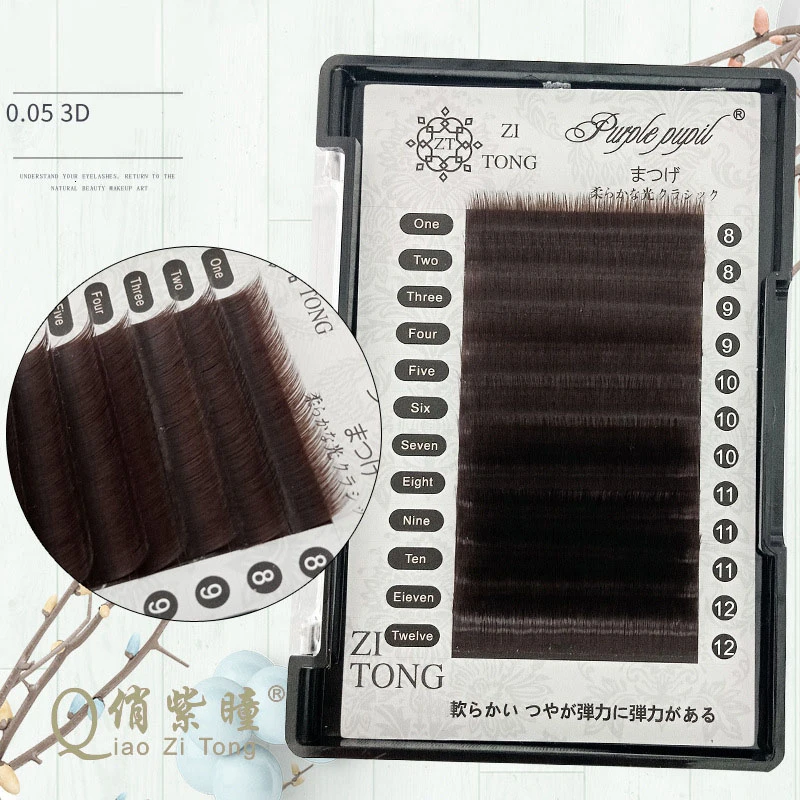 

Easy Fan Brown Eyelashes Extension 0.05 Caramel Color Mixed Length Lashes Rapid False Eyelashes Long Soft Natural Amazon