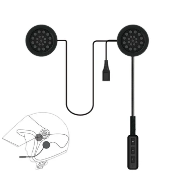 

MH01 Motor Wireless Bluetooth Headset Motorcycle Helmet Earphone Headphone Dual Stereo Speaker Handsfree Music for MP3 MP4 Phone