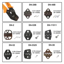 Sn28b sn48b SN-2 sn11011 sn02 sn0325 sn06, mini conjunto de estilo europeu para sn, alicate de friso, ferramenta de mão