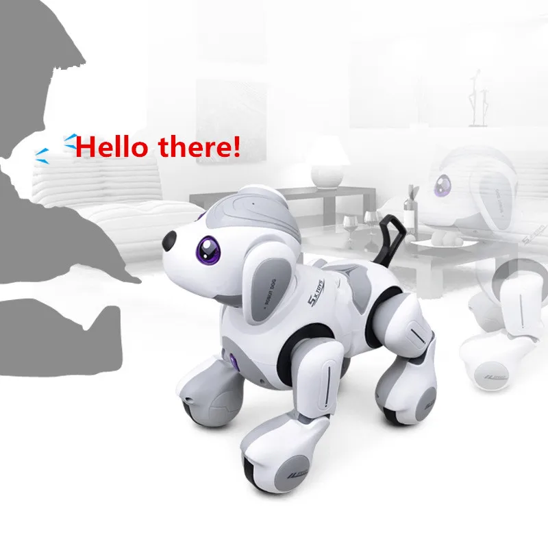 Smart Robot Dog Voice interactive Touch induction RC Robot Dog English Mathematics Scientific knowledge Children Educational Toy 3
